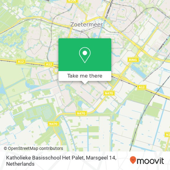 Katholieke Basisschool Het Palet, Marsgeel 14 map