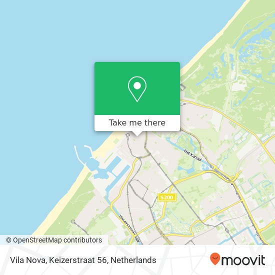 Vila Nova, Keizerstraat 56 Karte