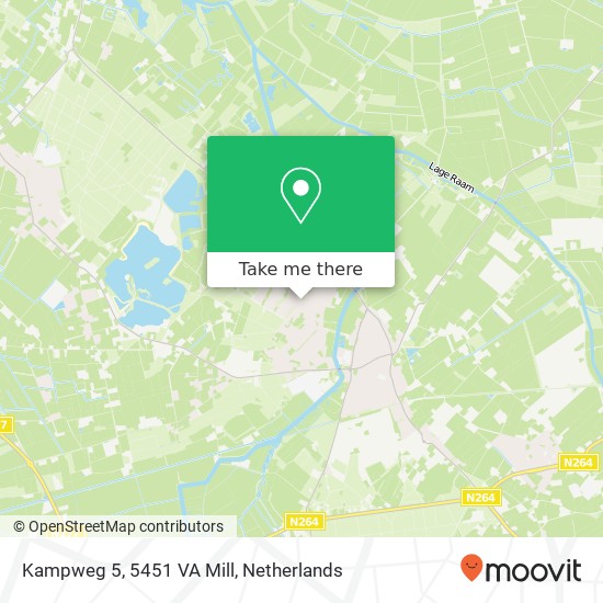 Kampweg 5, 5451 VA Mill map