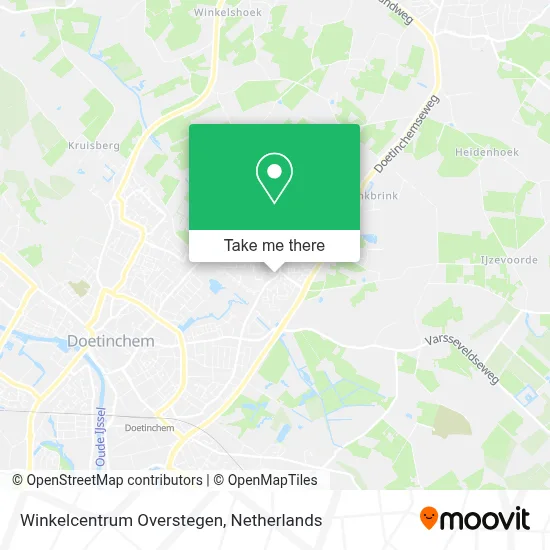 Winkelcentrum Overstegen map