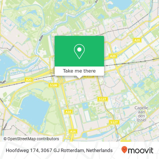 Hoofdweg 174, 3067 GJ Rotterdam map