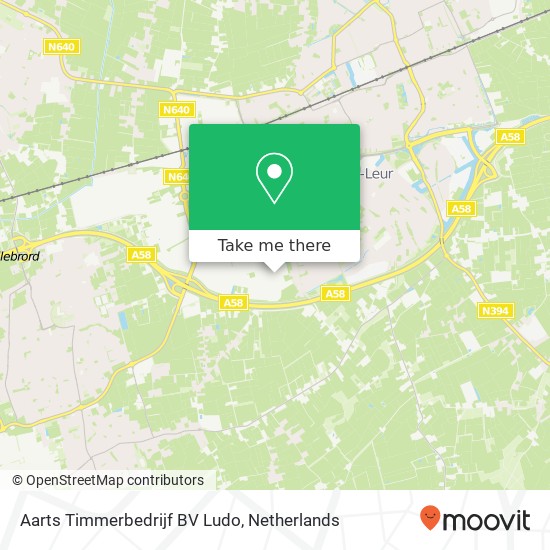 Aarts Timmerbedrijf BV Ludo map