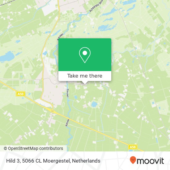 Hild 3, 5066 CL Moergestel map