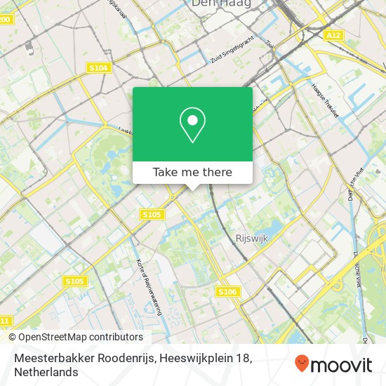 Meesterbakker Roodenrijs, Heeswijkplein 18 map