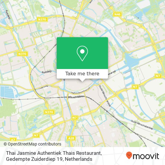 Thai Jasmine Authentiek Thais Restaurant, Gedempte Zuiderdiep 19 Karte