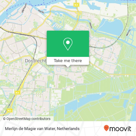 Merlijn de Magie van Water Karte