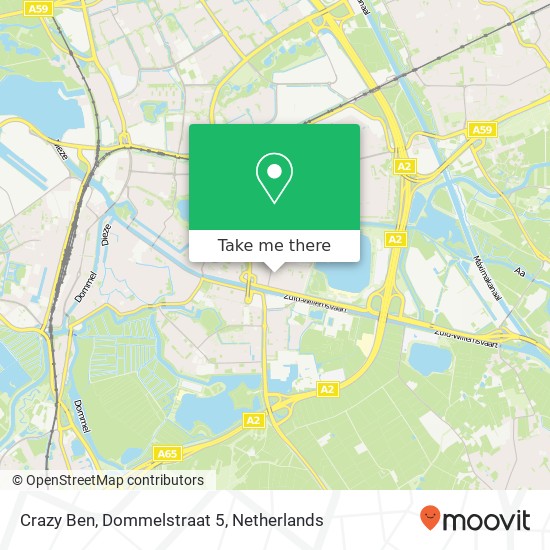 Crazy Ben, Dommelstraat 5 map