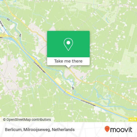 Berlicum, Milrooijseweg map