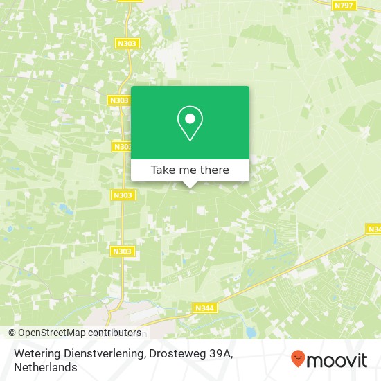 Wetering Dienstverlening, Drosteweg 39A map