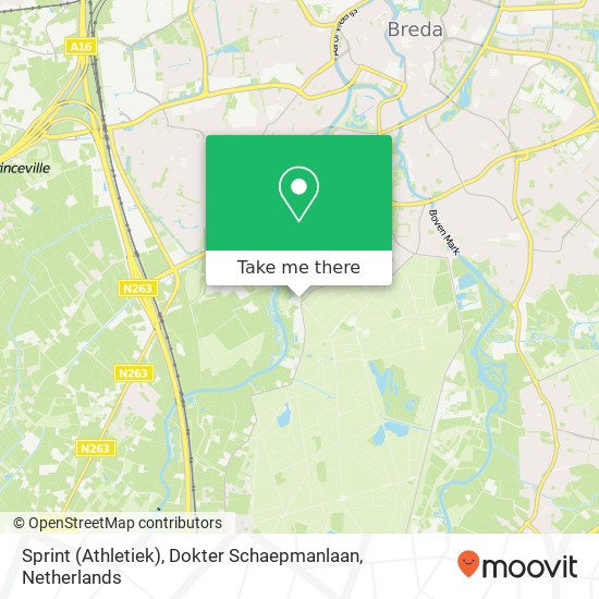 Sprint (Athletiek), Dokter Schaepmanlaan map