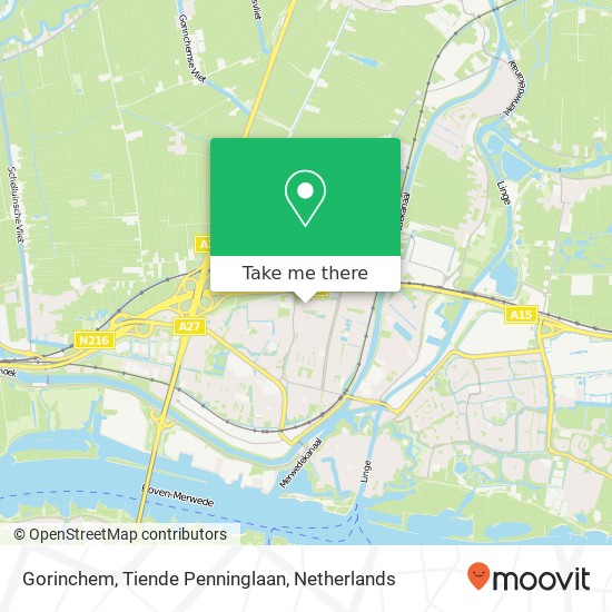 Gorinchem, Tiende Penninglaan map