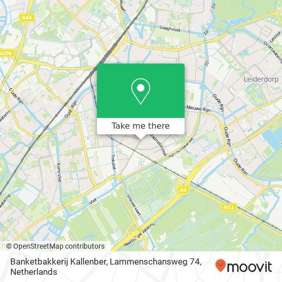 Banketbakkerij Kallenber, Lammenschansweg 74 map