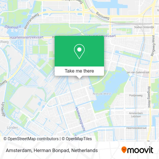 Amsterdam, Herman Bonpad map