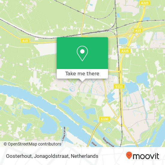 Oosterhout, Jonagoldstraat Karte