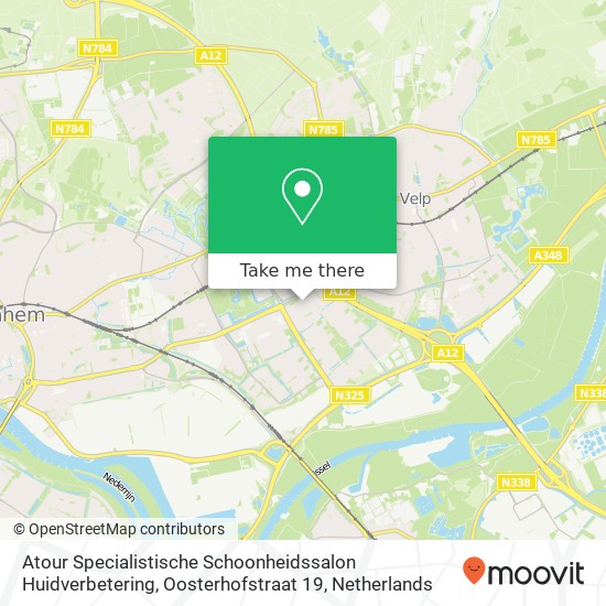 Atour Specialistische Schoonheidssalon Huidverbetering, Oosterhofstraat 19 map