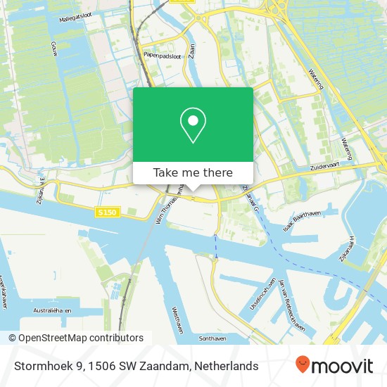 Stormhoek 9, 1506 SW Zaandam map