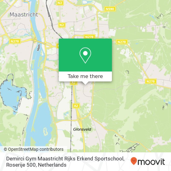 Demirci Gym Maastricht Rijks Erkend Sportschool, Roserije 500 map