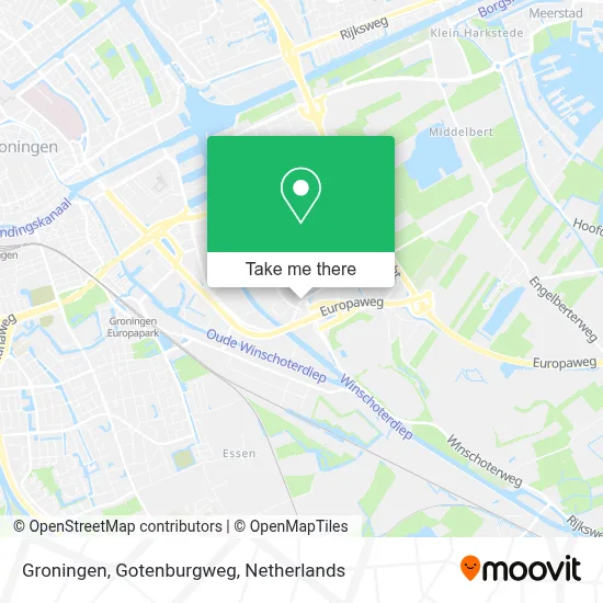 Groningen, Gotenburgweg map