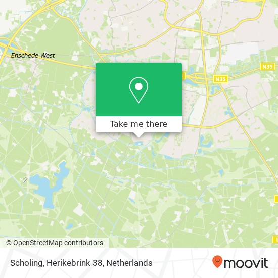 Scholing, Herikebrink 38 map