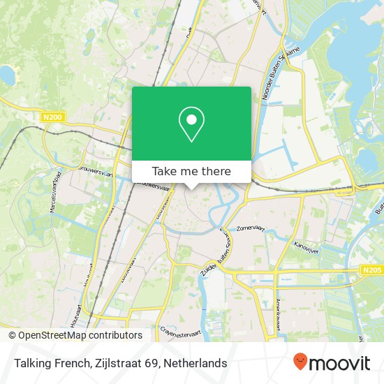 Talking French, Zijlstraat 69 map