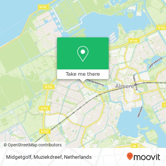 Midgetgolf, Muziekdreef map