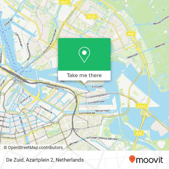 De Zuid, Azartplein 2 map