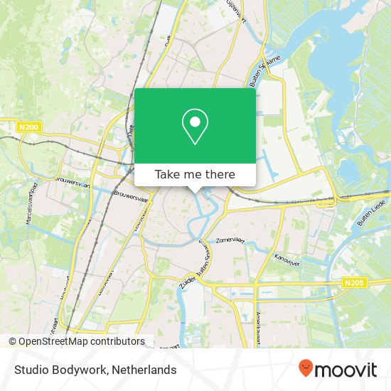 Studio Bodywork, Bakenessergracht 21 map