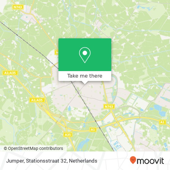 Jumper, Stationsstraat 32 map