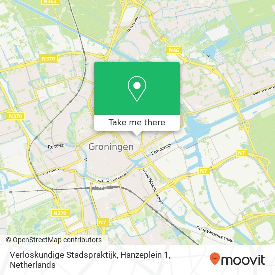 Verloskundige Stadspraktijk, Hanzeplein 1 map