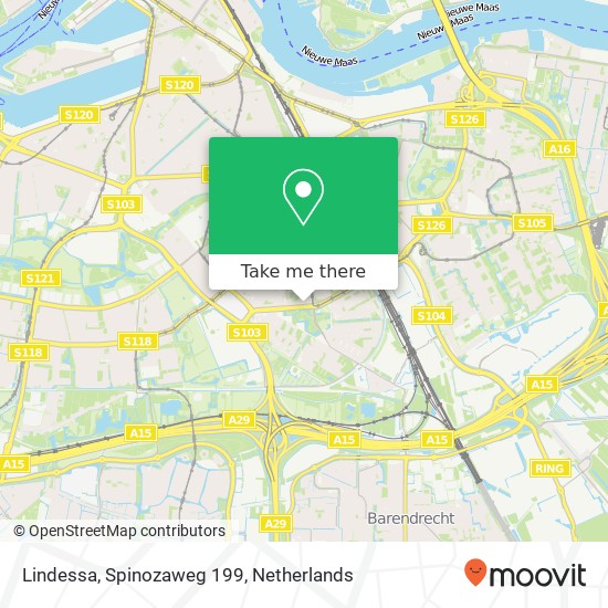 Lindessa, Spinozaweg 199 Karte