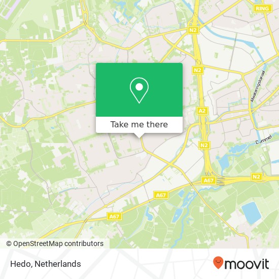 Hedo, Burgemeester van Hoofflaan 95 map