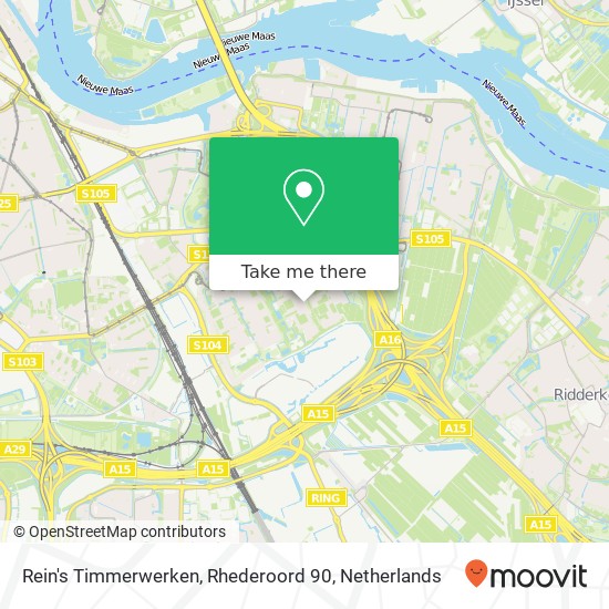 Rein's Timmerwerken, Rhederoord 90 map