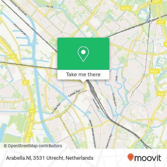 Arabella.Nl, 3531 Utrecht map