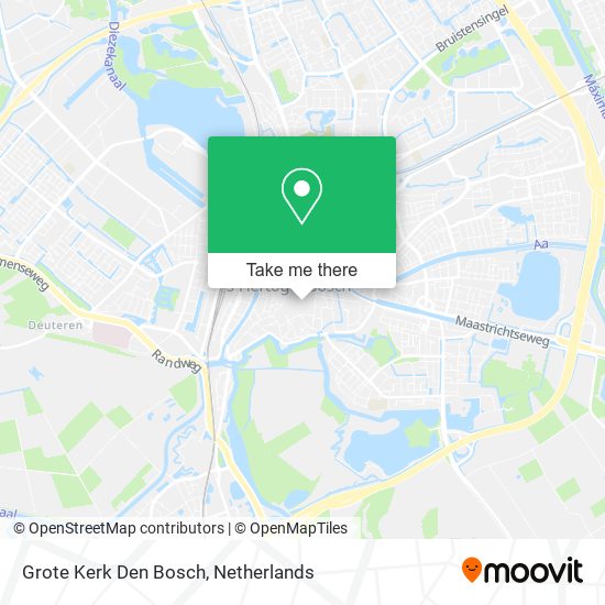 Grote Kerk Den Bosch map