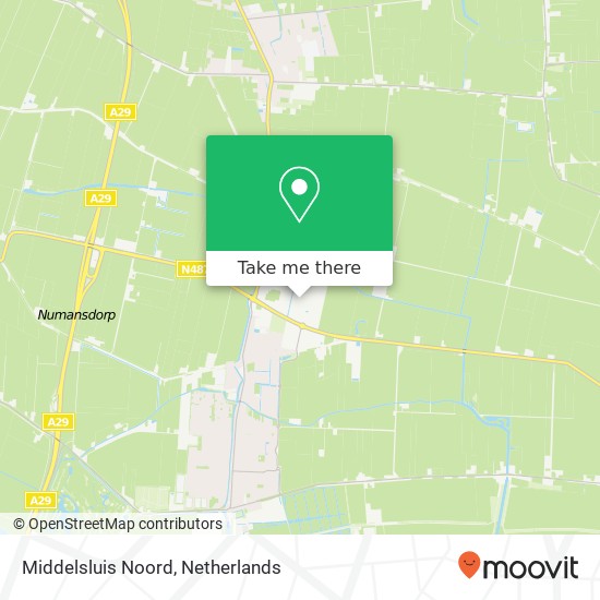 Middelsluis Noord map