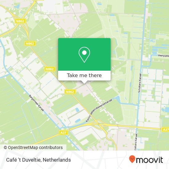 Café 't Duveltie map