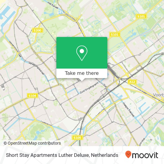 Short Stay Apartments Luther Deluxe map