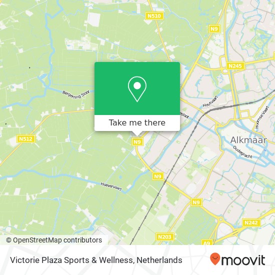 Victorie Plaza Sports & Wellness, Terborchlaan 311 map