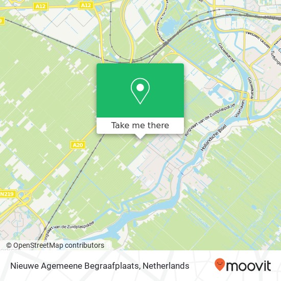 Nieuwe Agemeene Begraafplaats map