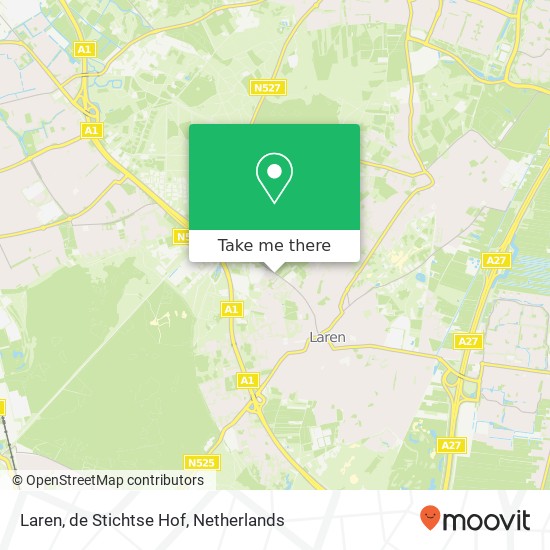 Laren, de Stichtse Hof map