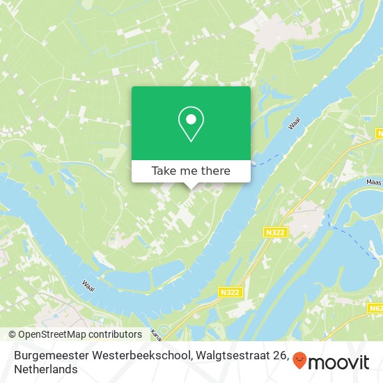 Burgemeester Westerbeekschool, Walgtsestraat 26 map