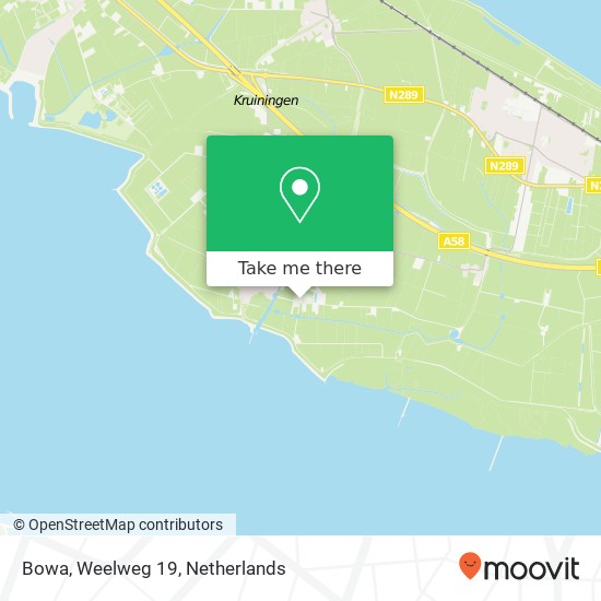 Bowa, Weelweg 19 Karte