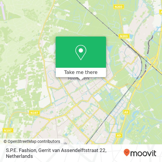 S.P.E. Fashion, Gerrit van Assendelftstraat 22 map