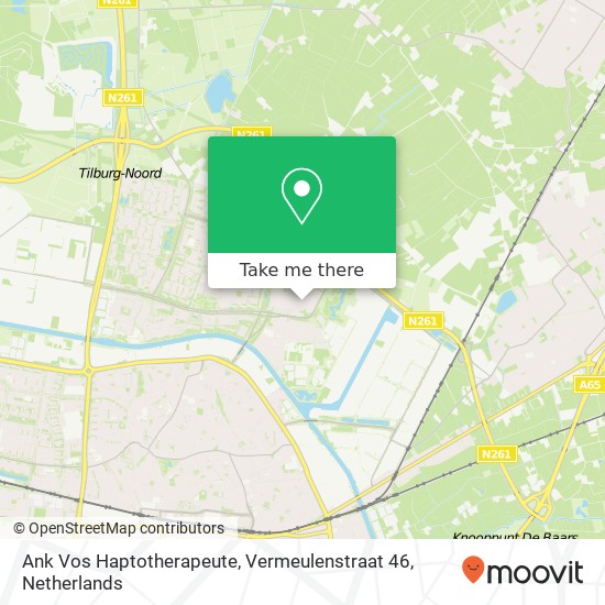 Ank Vos Haptotherapeute, Vermeulenstraat 46 Karte