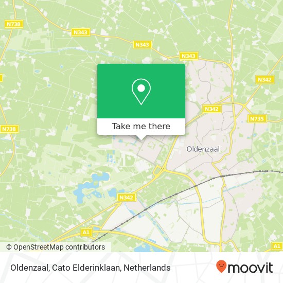 Oldenzaal, Cato Elderinklaan map