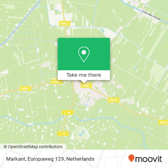 Markant, Europaweg 129 map