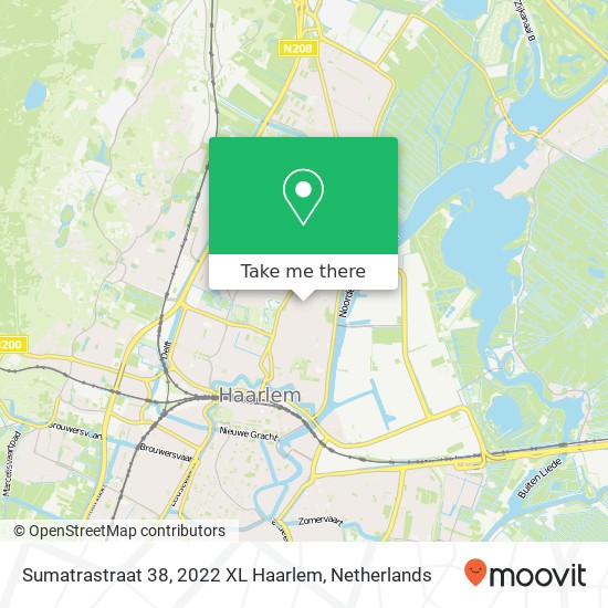 Sumatrastraat 38, 2022 XL Haarlem map