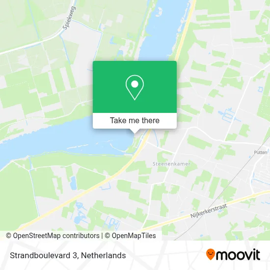 Strandboulevard 3 map