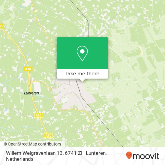 Willem Welgravenlaan 13, 6741 ZH Lunteren map