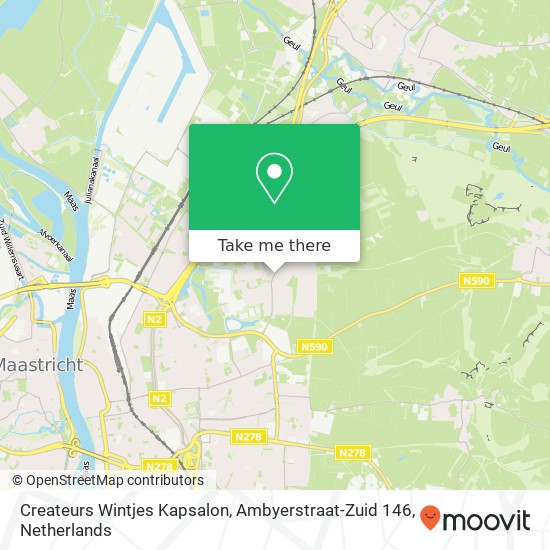 Createurs Wintjes Kapsalon, Ambyerstraat-Zuid 146 map